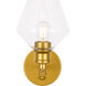 Rochester 1 Light 6 inch Brass Wall sconce Wall Light