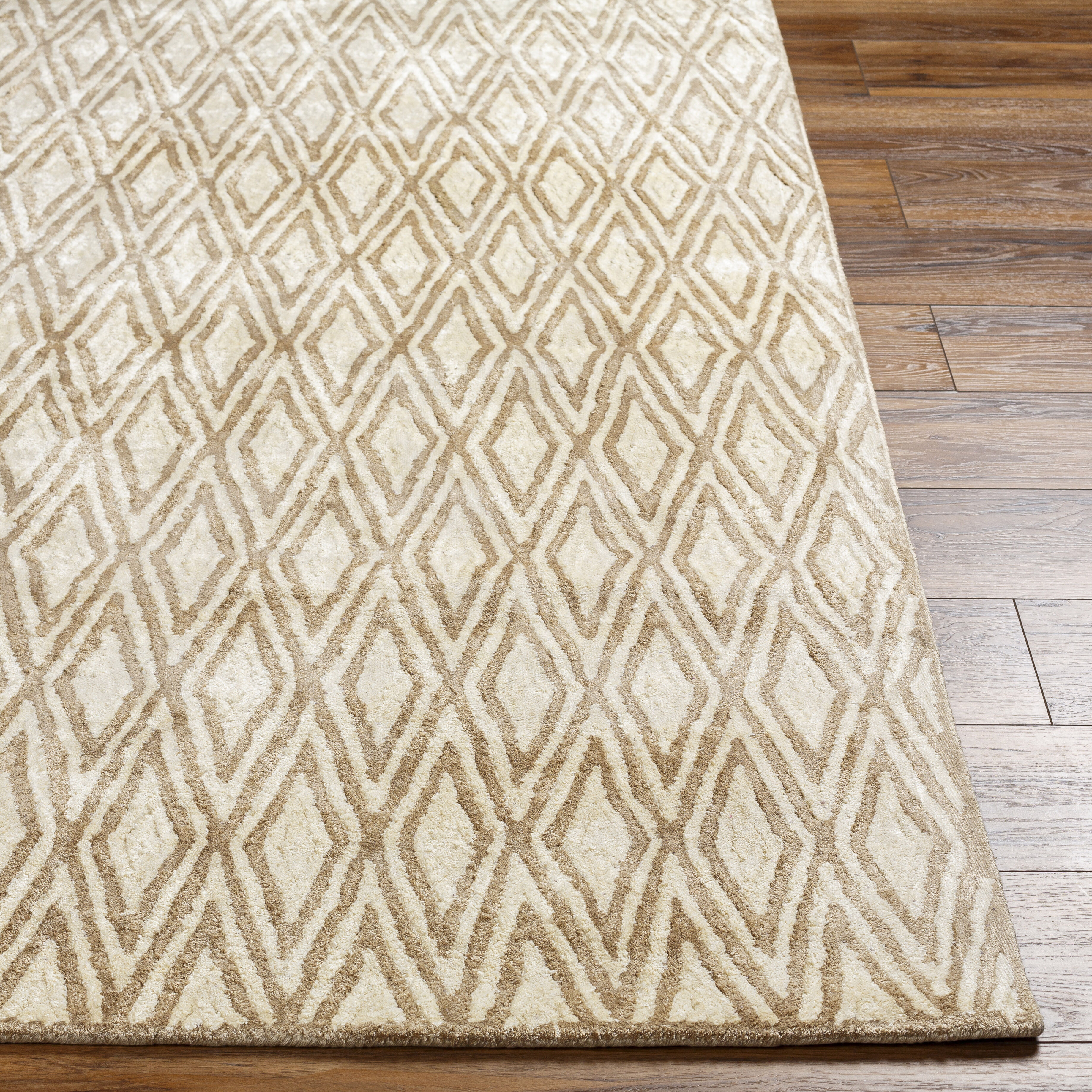 Hamburg 168 X 120 inch Light Brown Rug, Rectangle