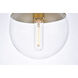 Oyster Bay 5 Light 18 inch Brass Pendant Ceiling Light