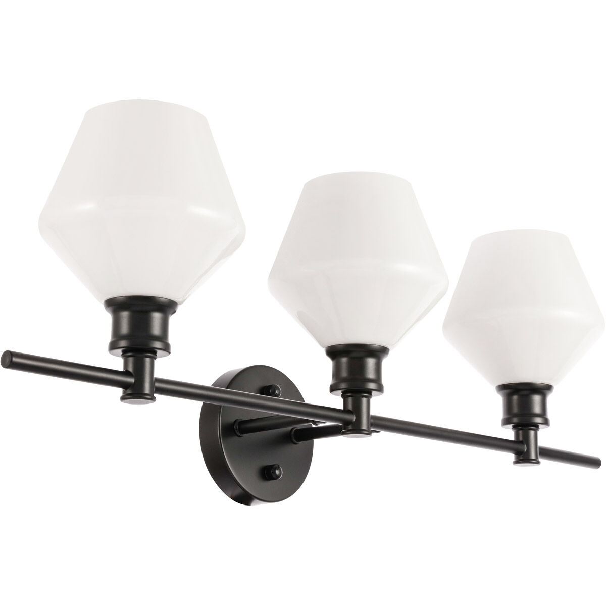 Rochester 3 Light 28 inch Black Wall sconce Wall Light