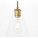 Rochester 1 Light 7 inch Brass Pendant Ceiling Light