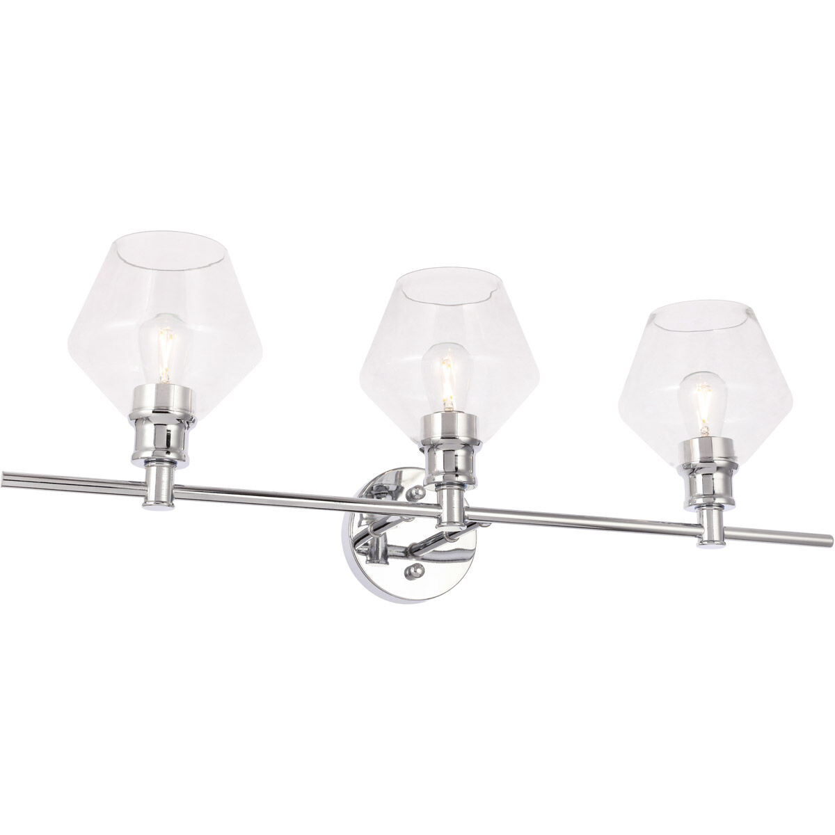 Rochester 3 Light 28 inch Chrome Wall sconce Wall Light