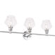 Rochester 3 Light 28 inch Chrome Wall sconce Wall Light