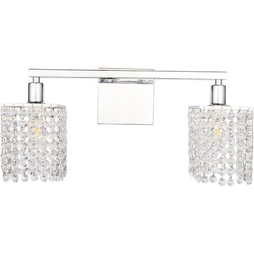 Adams 2 Light 18 inch Chrome Wall sconce Wall Light