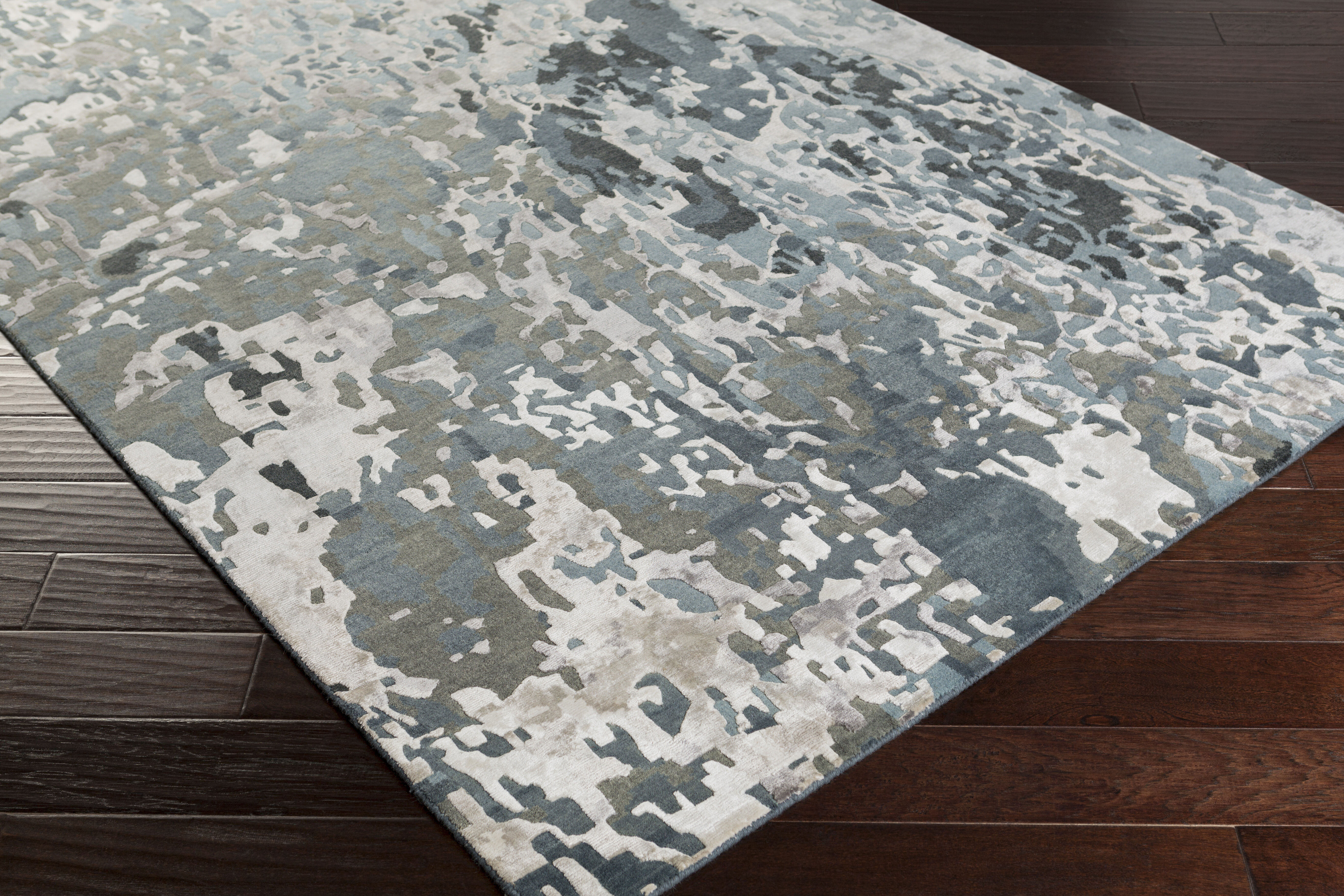 Whitestown 63 X 39 inch Navy Rug, Rectangle