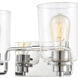 Moore 2 Light 14 inch Polished Chrome Vanity Light Wall Light