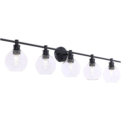 Syracuse 5 Light 47 inch Black Wall sconce Wall Light
