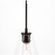 Rochester 1 Light 7 inch Black Pendant Ceiling Light