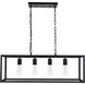 Coatesville 4 Light 9.4 inch Black Pendant Ceiling Light