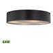 Minersville LED 21 inch Oil Rubbed Bronze Flush Mount Ceiling Light