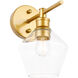 Rochester 1 Light 6 inch Brass Wall sconce Wall Light