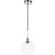 Rensselaer 1 Light 8 inch Chrome Pendant Ceiling Light