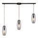 Greece 3 Light 36 inch Oil Rubbed Bronze Multi Pendant Ceiling Light