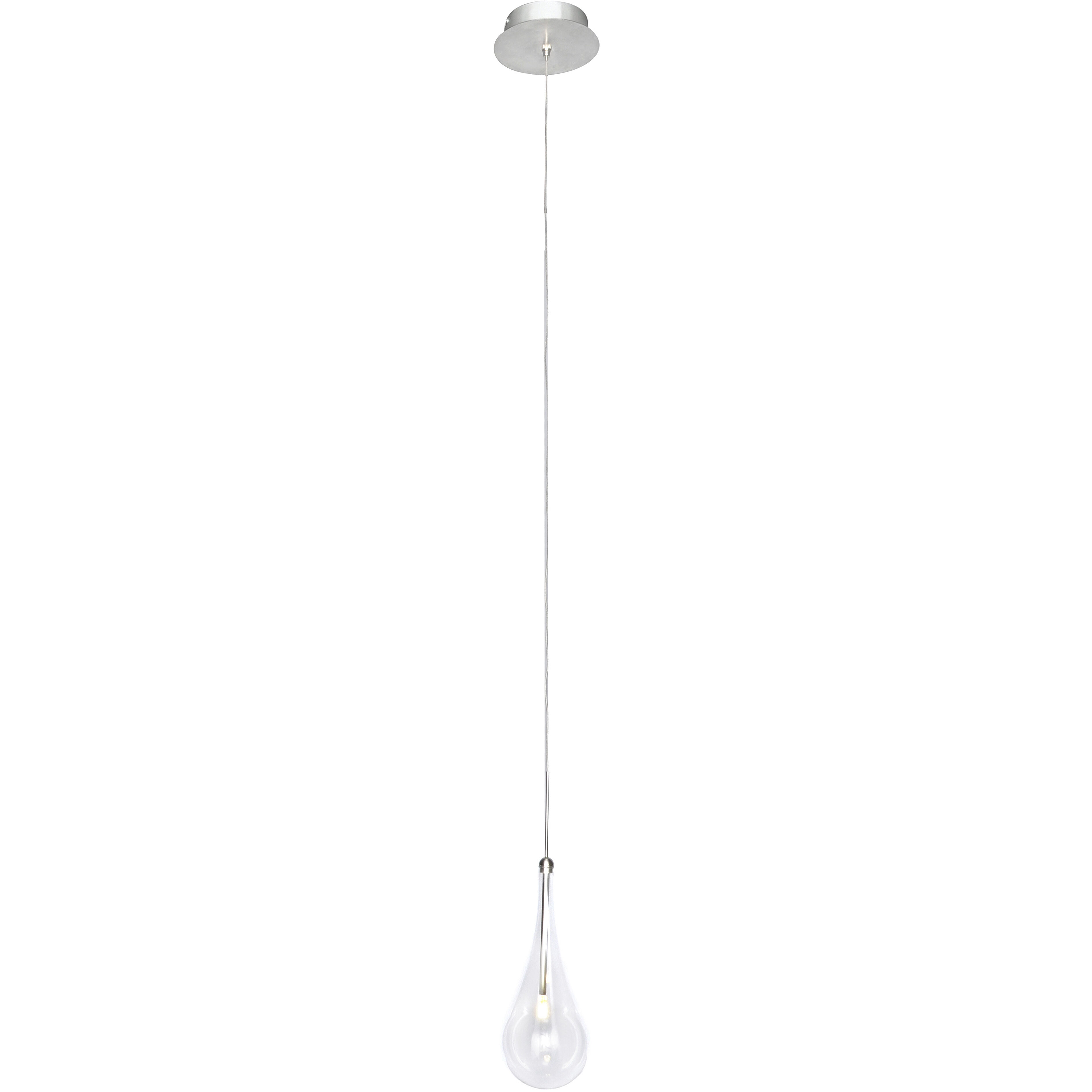 Collier LED 4.75 inch Polished Chrome Single Pendant Ceiling Light