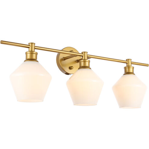 Rochester 3 Light 28 inch Brass Wall sconce Wall Light