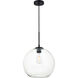 Huntington 1 Light 12 inch Black Pendant Ceiling Light