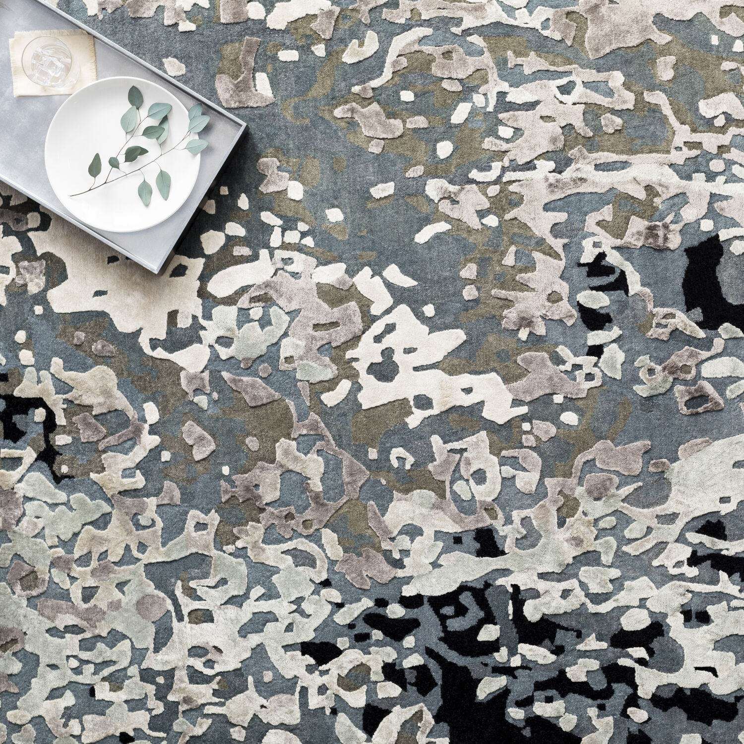 Whitestown 63 X 39 inch Navy Rug, Rectangle