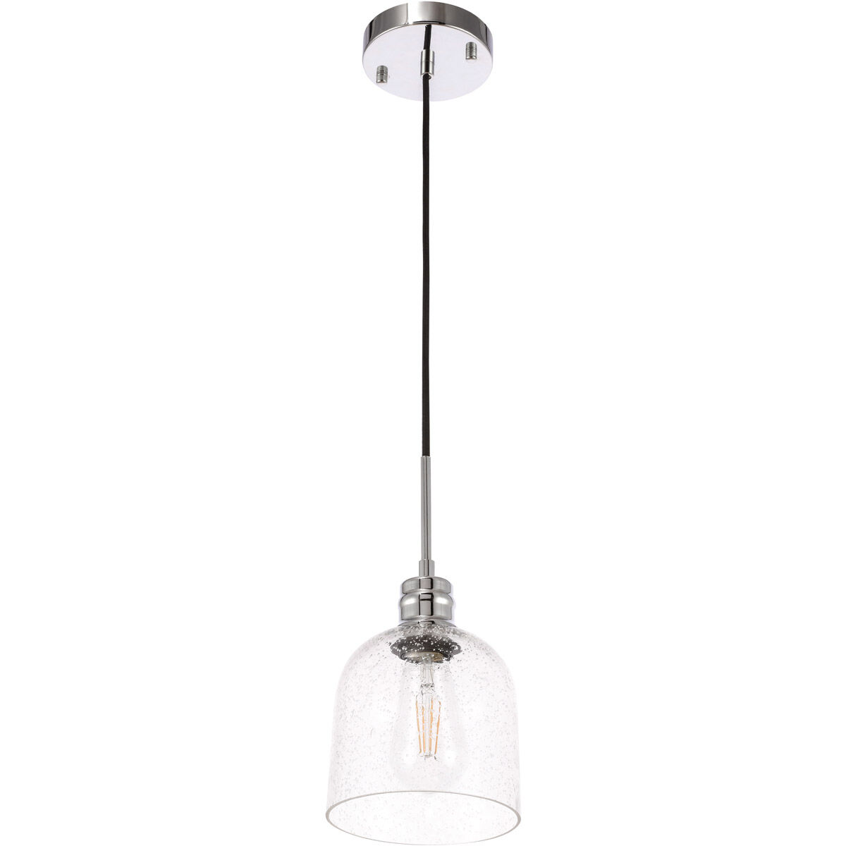 Codorus 1 Light 6 inch Chrome Pendant Ceiling Light