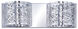 Troy 2 Light 15.75 inch Polished Chrome Bath Vanity Light Wall Light