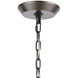 Newark 8 Light 26 inch Dark Graphite Pendant Ceiling Light