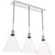 Meadville 3 Light 10 inch Chrome Pendant Ceiling Light