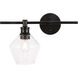 Rochester 1 Light 14.7 inch Black Wall sconce Wall Light, Left