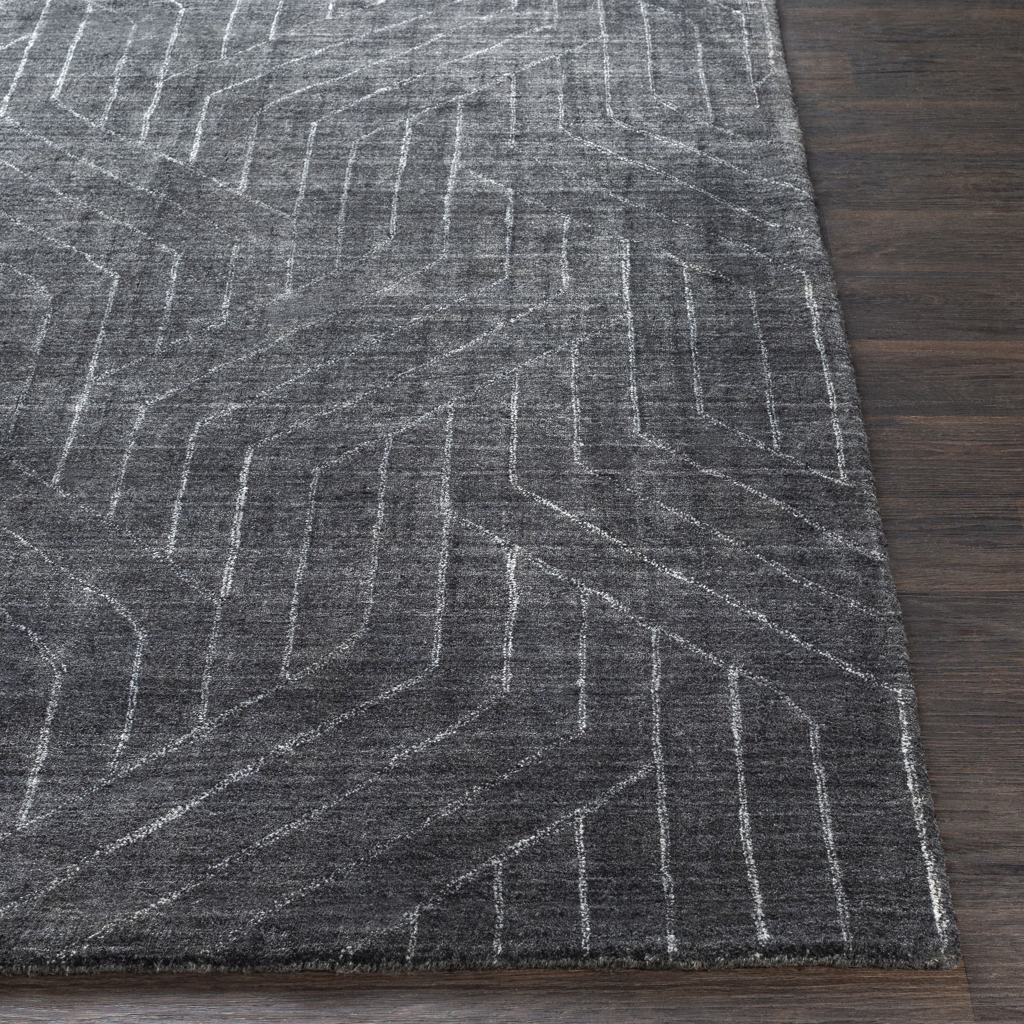 Chili 108 X 72 inch Charcoal Rug, Rectangle