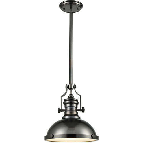 Pittsburgh 3 Light 13 inch Black Nickel Pendant Ceiling Light