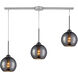 Robinson 3 Light 36 inch Polished Chrome Multi Pendant Ceiling Light, Configurable