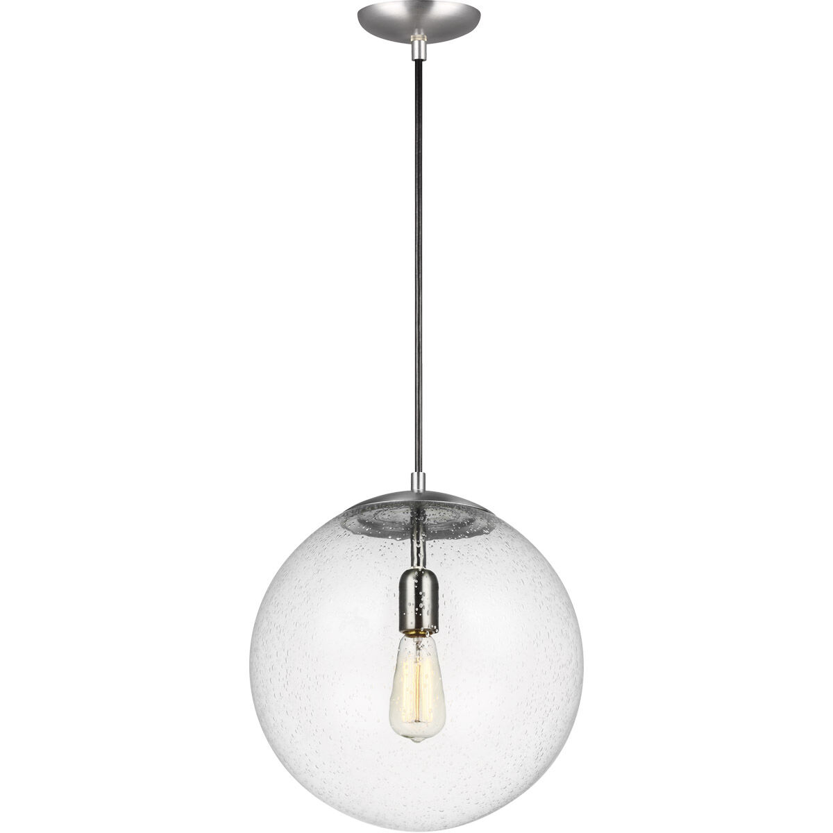 Abington 1 Light 14 inch Satin Aluminum Pendant Ceiling Light