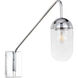 Malta 1 Light 4.8 inch Chrome Wall sconce Wall Light