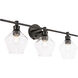Rochester 3 Light 28 inch Black Wall sconce Wall Light