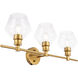 Rochester 3 Light 28 inch Brass Wall sconce Wall Light