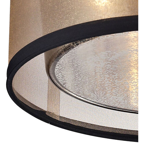 Mifflin 2 Light 13 inch Oil Rubbed Bronze Flush Mount Ceiling Light