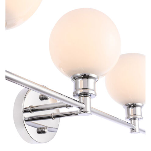 Syracuse 3 Light 28 inch Chrome Wall sconce Wall Light
