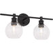 Syracuse 2 Light 19 inch Black Wall sconce Wall Light