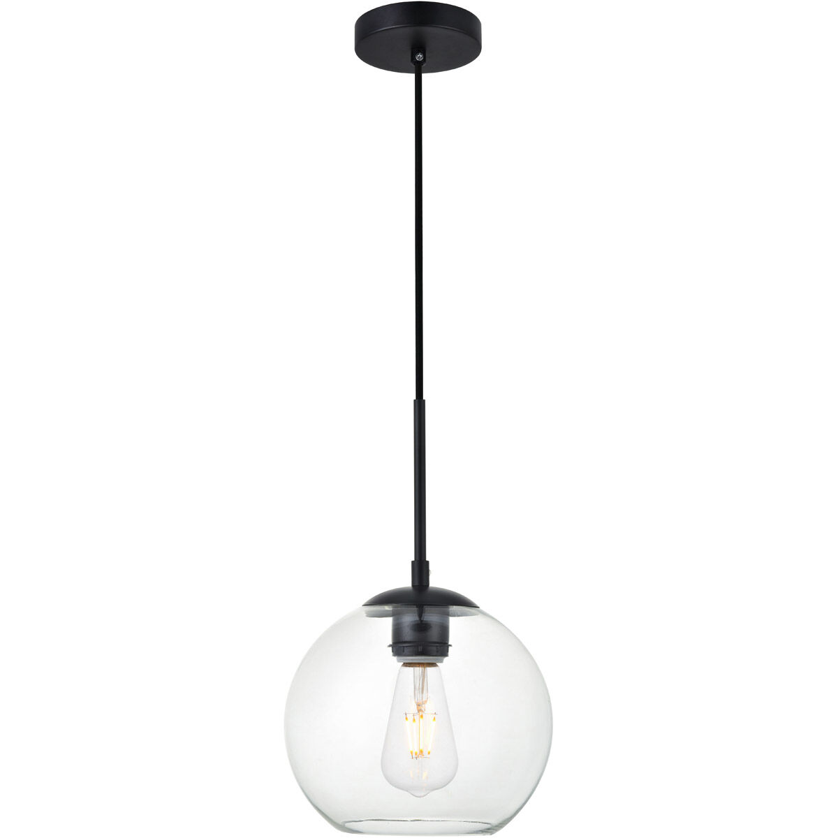 Huntington 1 Light 8 inch Black Pendant Ceiling Light