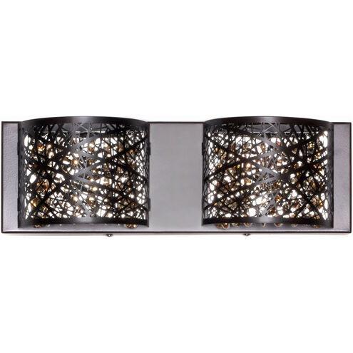 Troy 2 Light 15.75 inch Bronze Bath Vanity Light Wall Light
