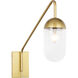 Malta 1 Light 4.8 inch Brass Wall sconce Wall Light