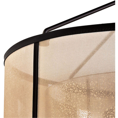 Mifflin 3 Light 18 inch Oil Rubbed Bronze Semi Flush Mount Ceiling Light