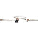 Steelton LED 36 inch Polished Chrome Bath Vanity Light Wall Light