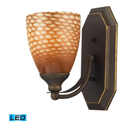 Hempstead LED 8 inch Aged Bronze Vanity Light Wall Light