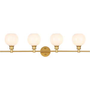 Syracuse 4 Light 38 inch Brass Wall sconce Wall Light