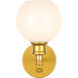 Syracuse 1 Light 6 inch Brass Wall sconce Wall Light