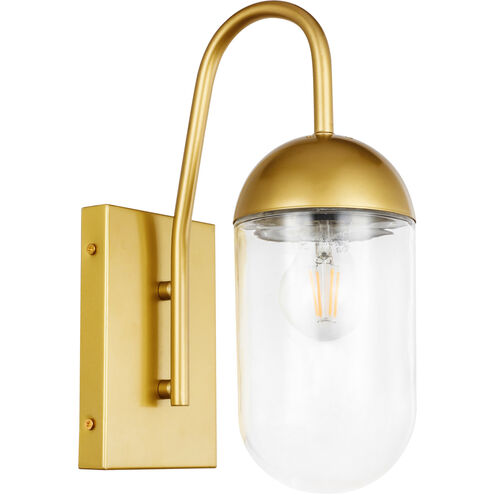Malta 1 Light 4.8 inch Brass Wall sconce Wall Light