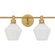 Rochester 2 Light 19 inch Brass Wall sconce Wall Light