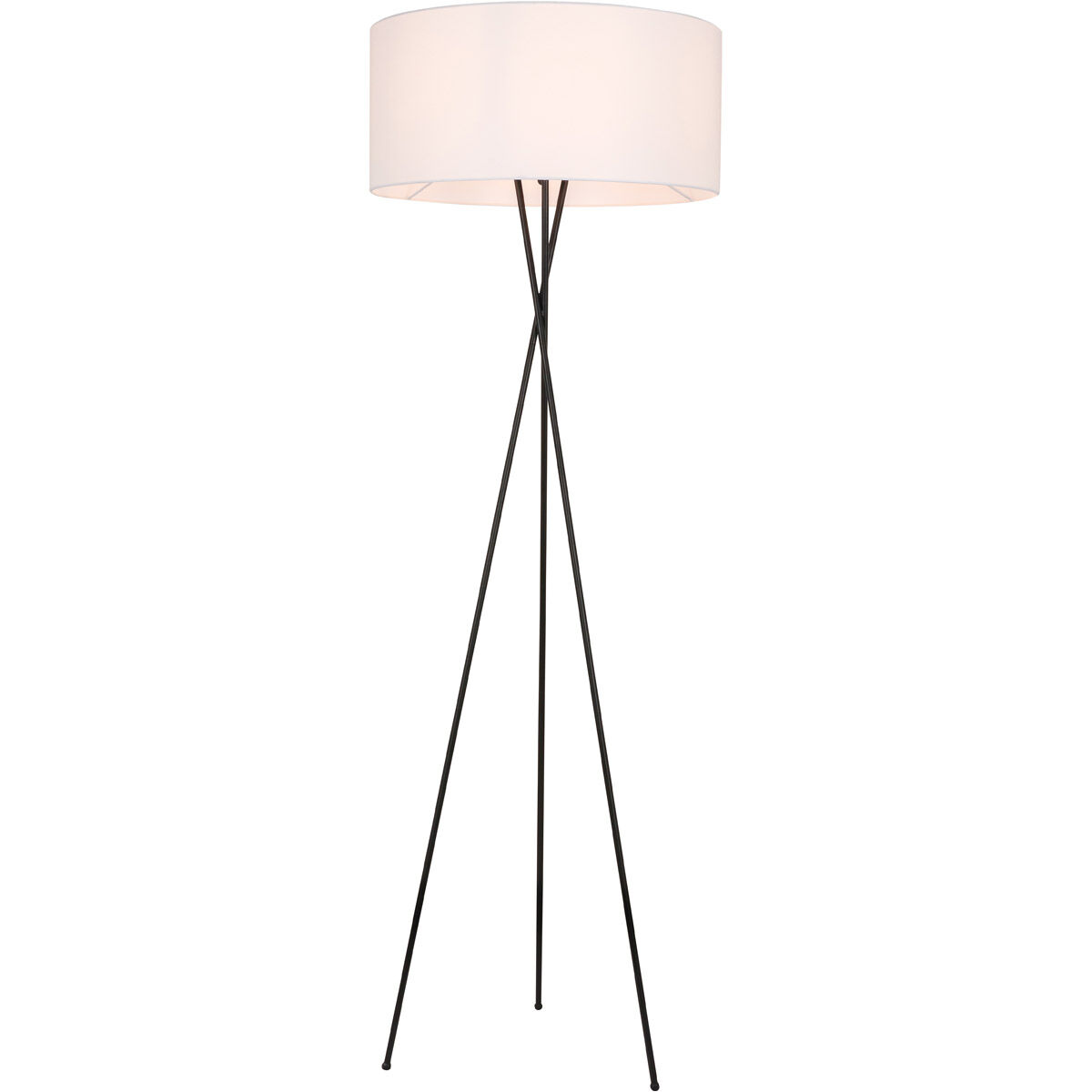 Moreau 66 inch 60 watt Black Table lamp Portable Light