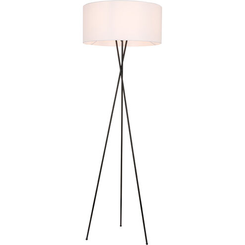 Moreau 66 inch 60 watt Black Table lamp Portable Light