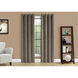 Swatara Taupe Curtain Panel, 2-Piece Set