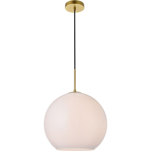 Huntington 1 Light 14 inch Brass Pendant Ceiling Light